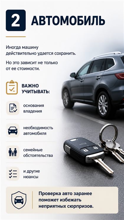 Пример страницы памятки об автомобиле